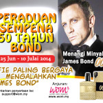 Jom, Menangi Minyak Wangi Lelaki James Bond 007