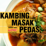 Resepi Daging Kambing Masak Pedas