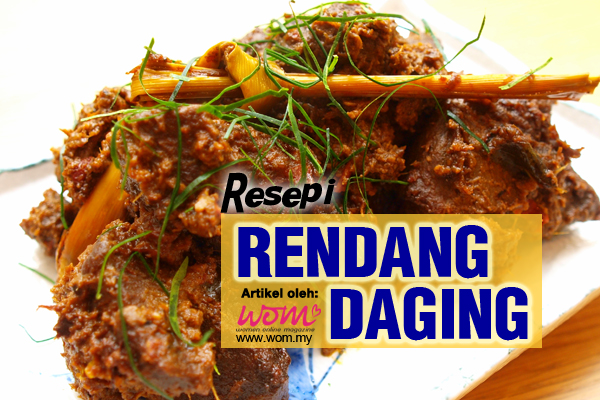 resepi rendang daging - women online magazine